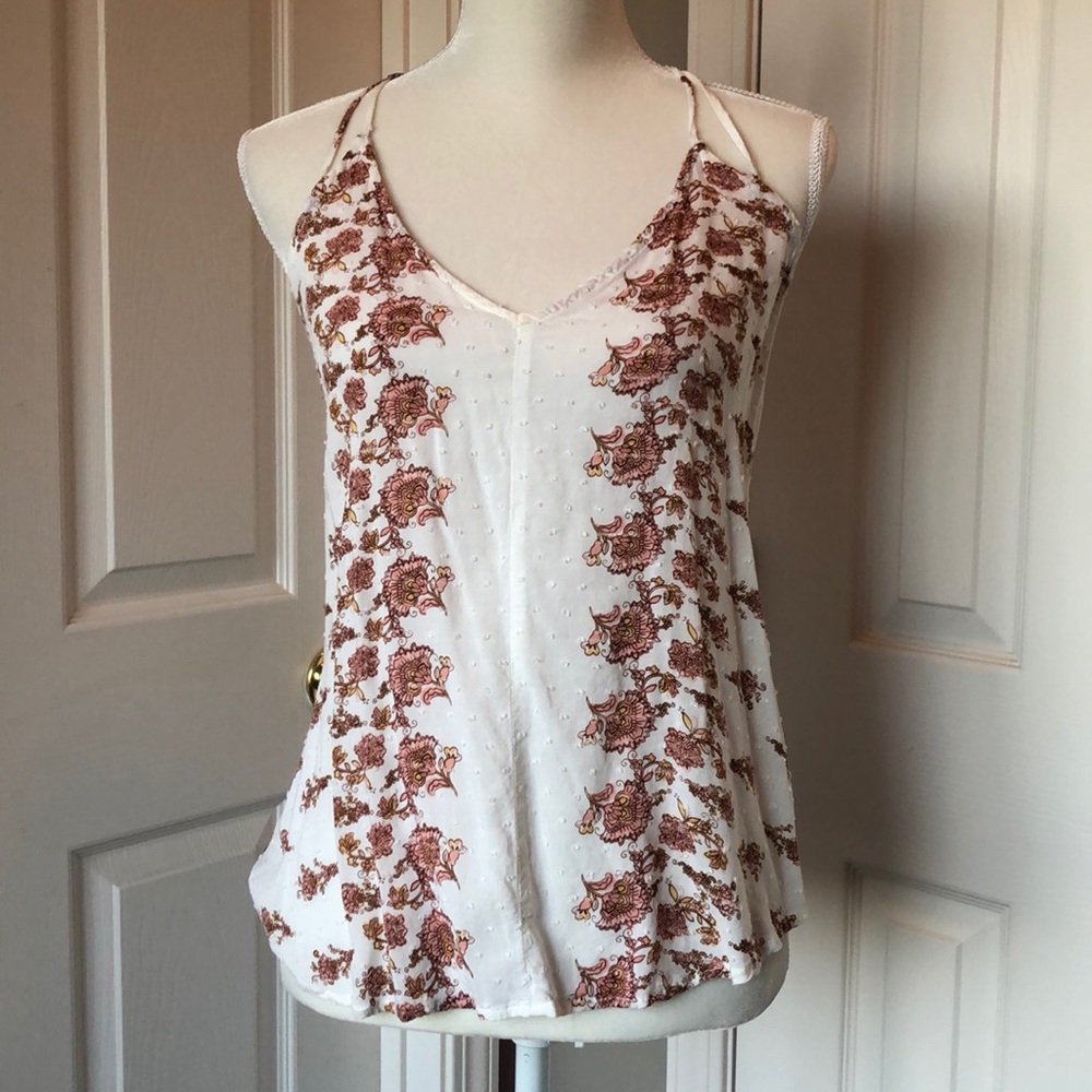 LOVESTITCH Paisley print Halter Tank Top